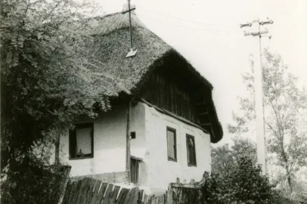 Nádfedeles ház Szék, 1974.