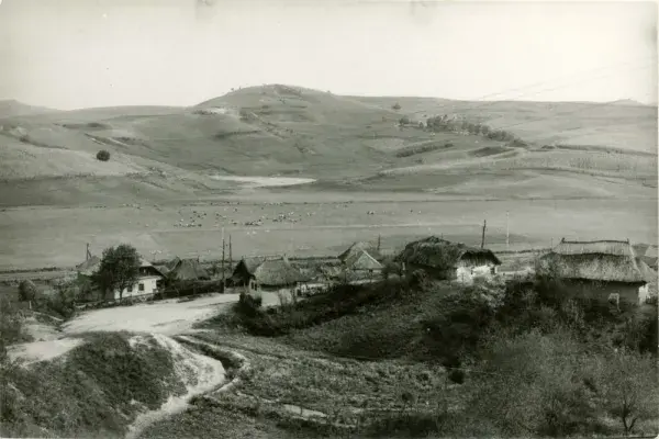 Utcarészlet a faluszélen Szék, 1974.